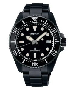 Seiko Prospex Solar Diver 200M SNE599P1 total black